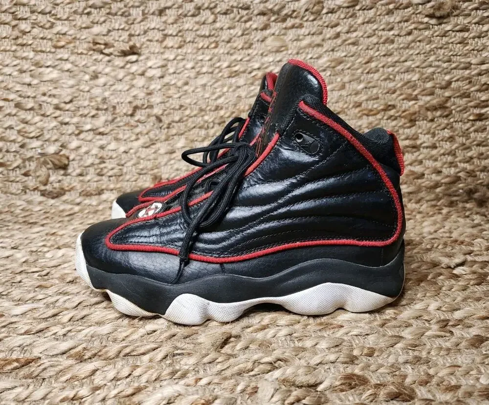 Nike Air Jordan Pro Strong Boys 5 Y DC7911-061 Black Basketball Shoes Sneakers